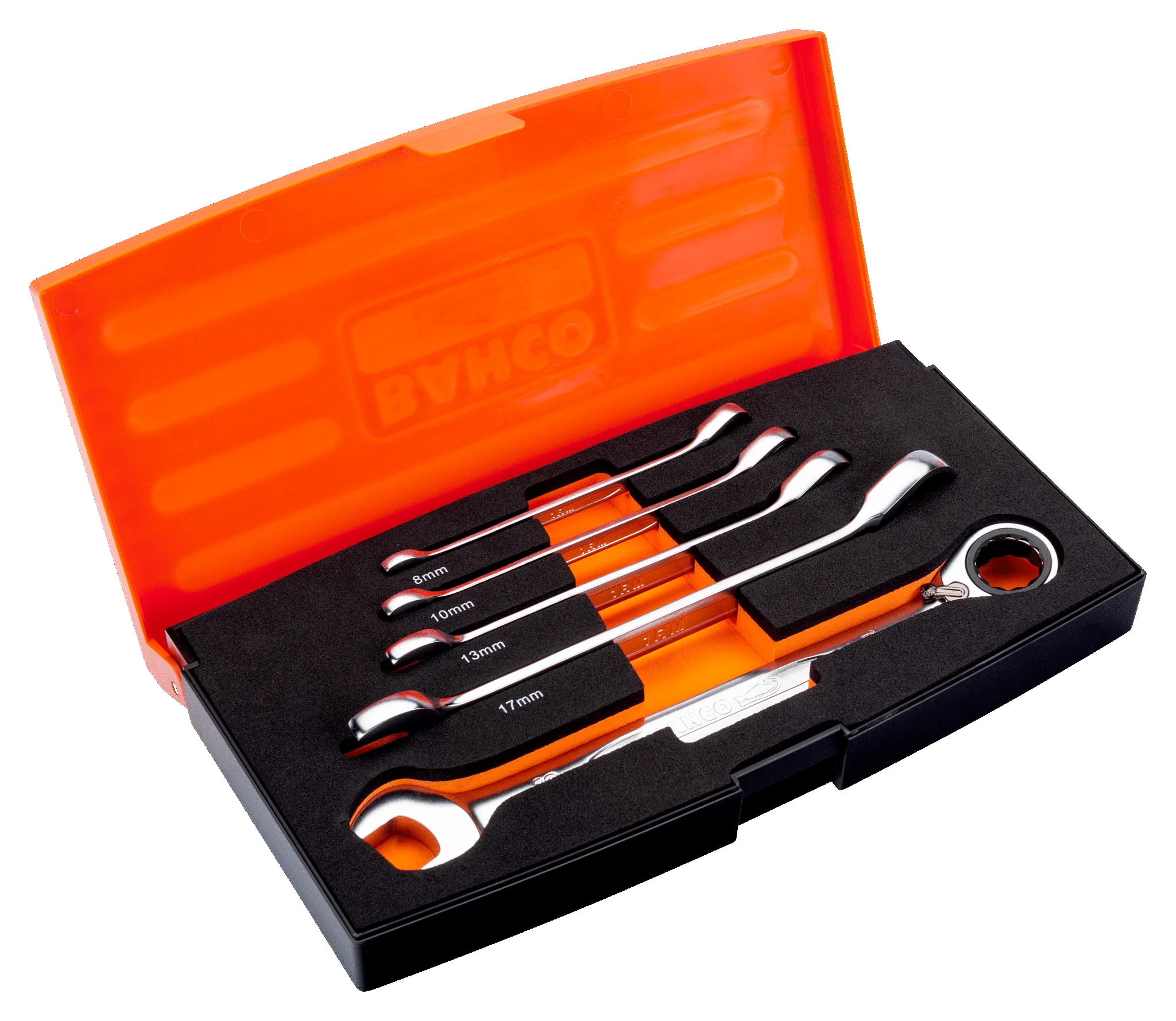 Bahco Ratchet Combination Wrench Set