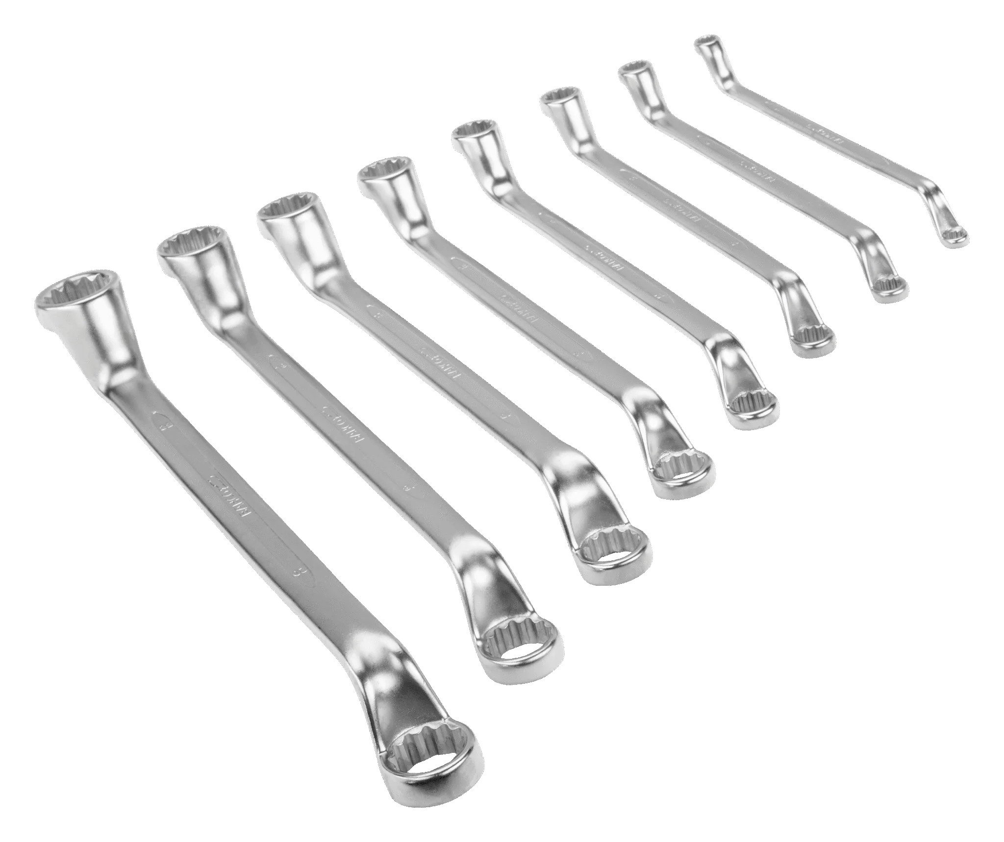 Bahco Double-ended ring wrench set, deep socket, metric