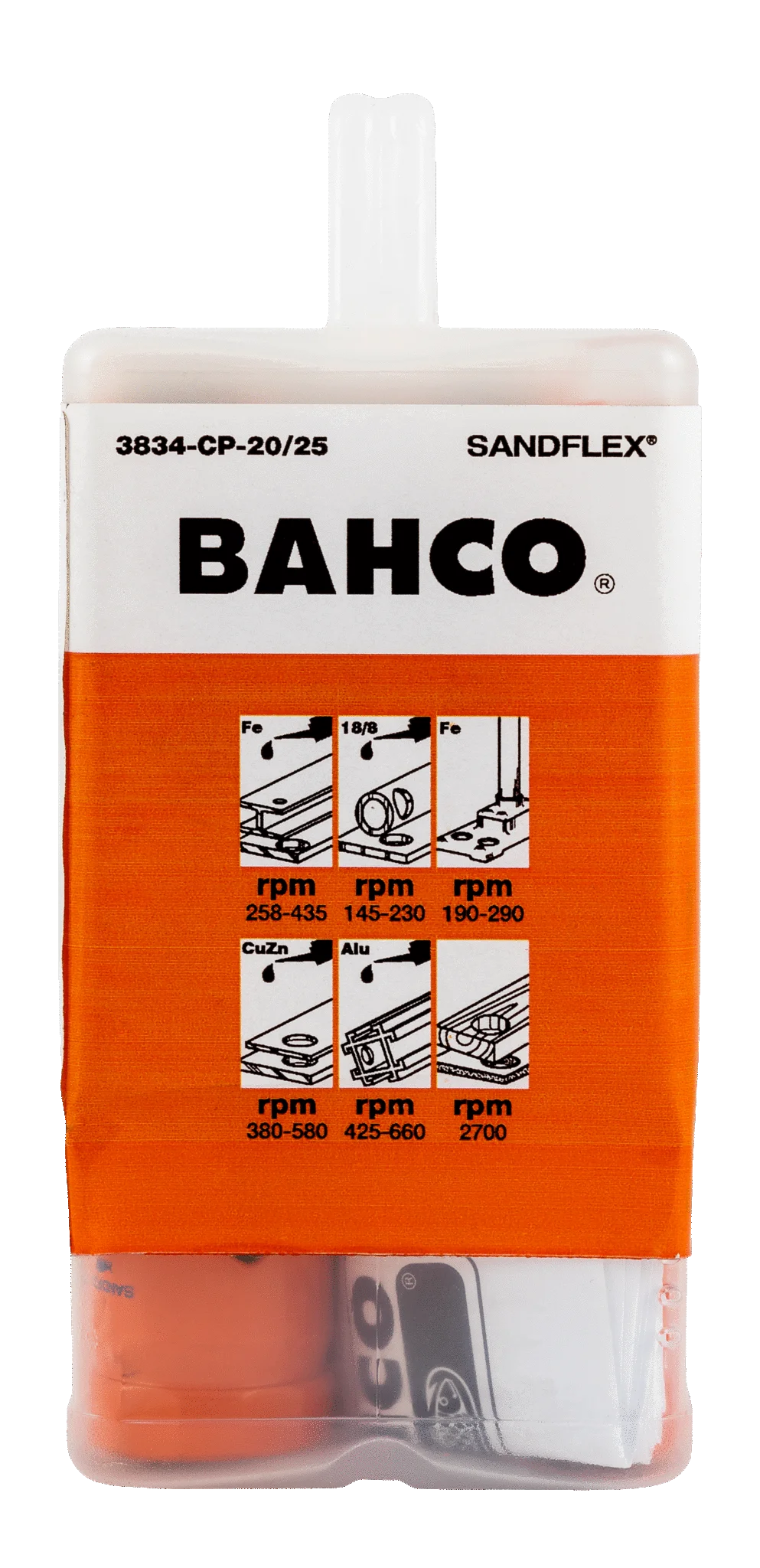 Bahco Sandflex® Bi-Metal Delme Testeresi Seti, 20x4 mm + 25x4 mm - 11 Parça