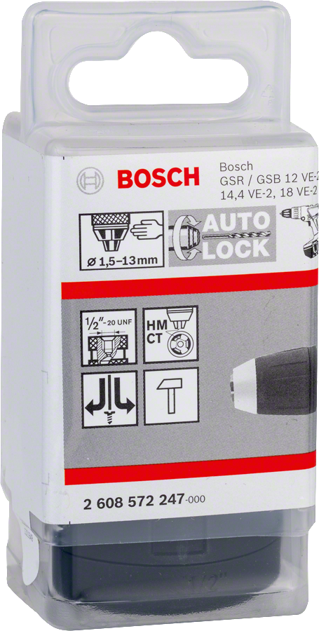 Bosch - 1/2''-20-1,5-13mm Supra Mandren (GSB,GSR)