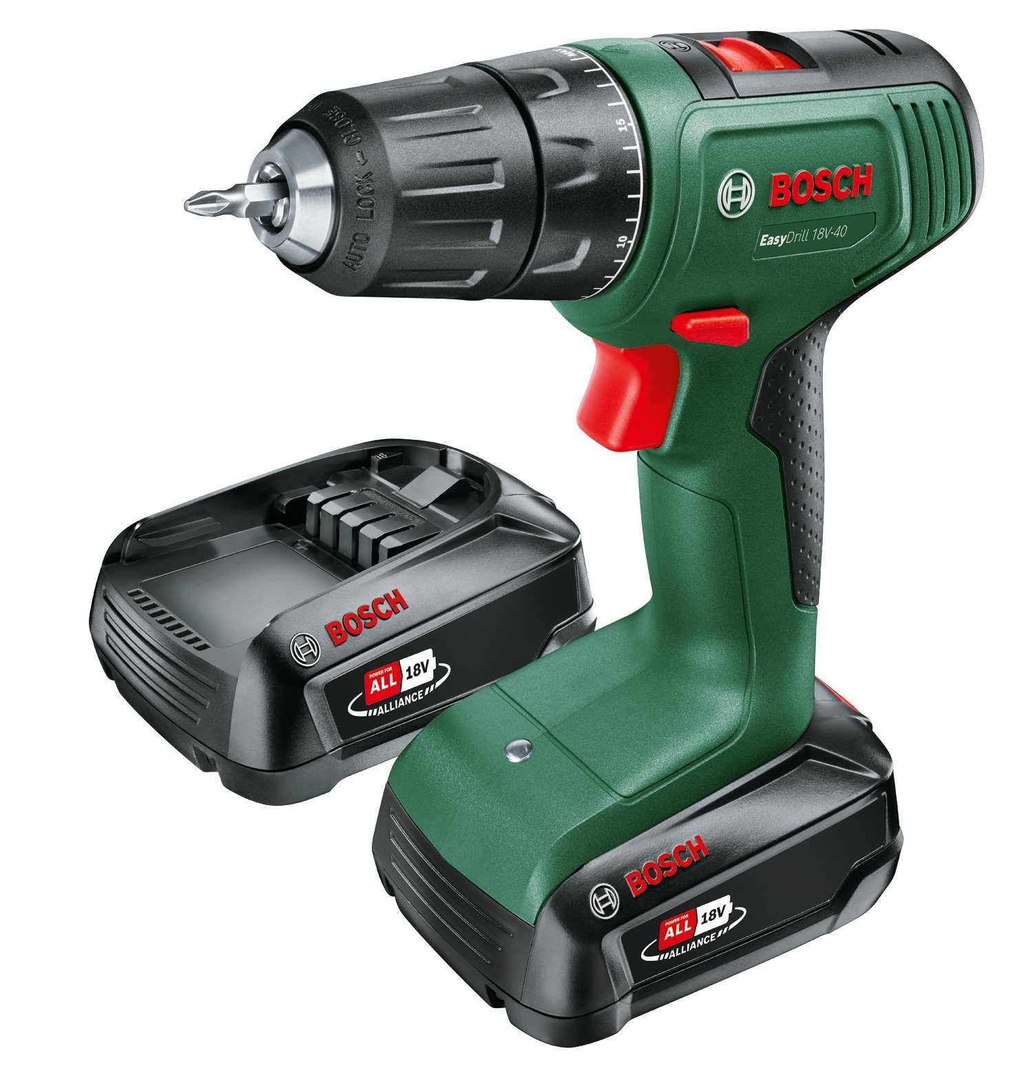 Bosch EasyDrill 18V-40 (Dual Battery, 2.0 Ah)