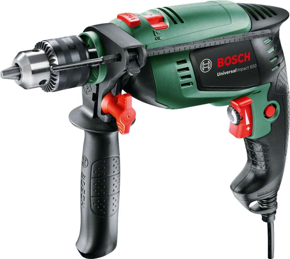 Bosch UniversalImpact 650 Darbeli Matkap Makinesi (Anahtarlı Mandren)