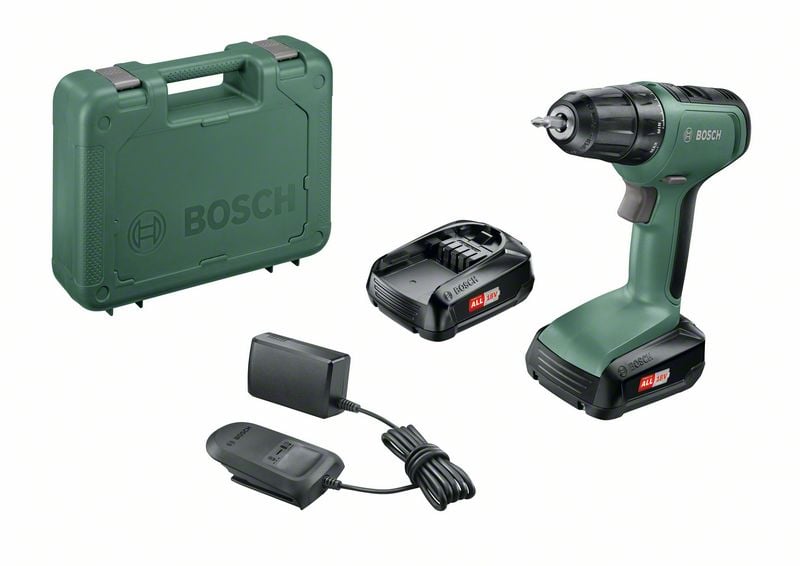 Bosch UniversalDrill 18 Çift Akülü Delme Vidalama Makinesi (2 x 1,5Ah)