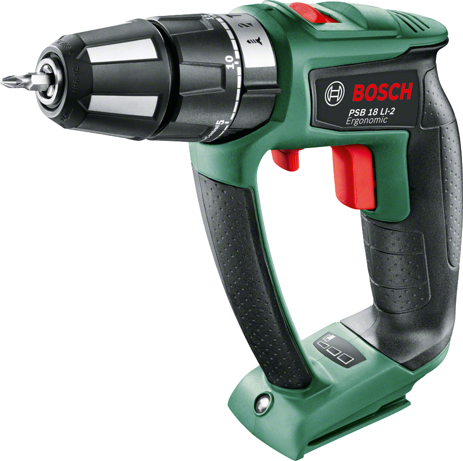 Bosch PSB 18 LI-2 ERGO Akülü Darbeli Delme Vidalama Makinesi (Solo)