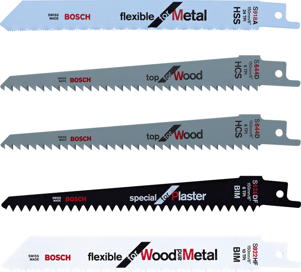 Bosch KEO 5-piece wooden knife set