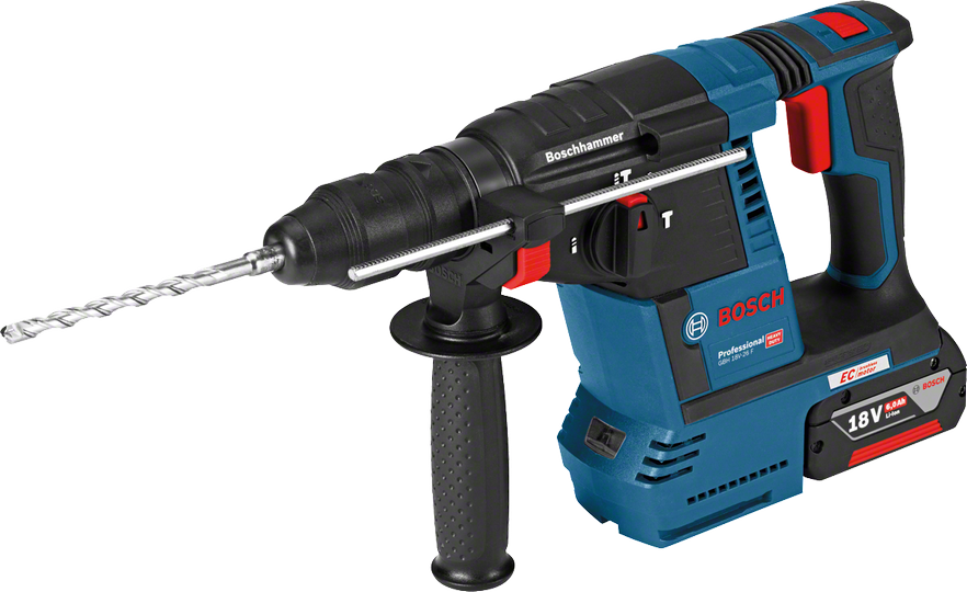 Bosch Professional GBH 18V-26 F 6 Ah Çift Akülü Kırıcı/Delici-Çanta