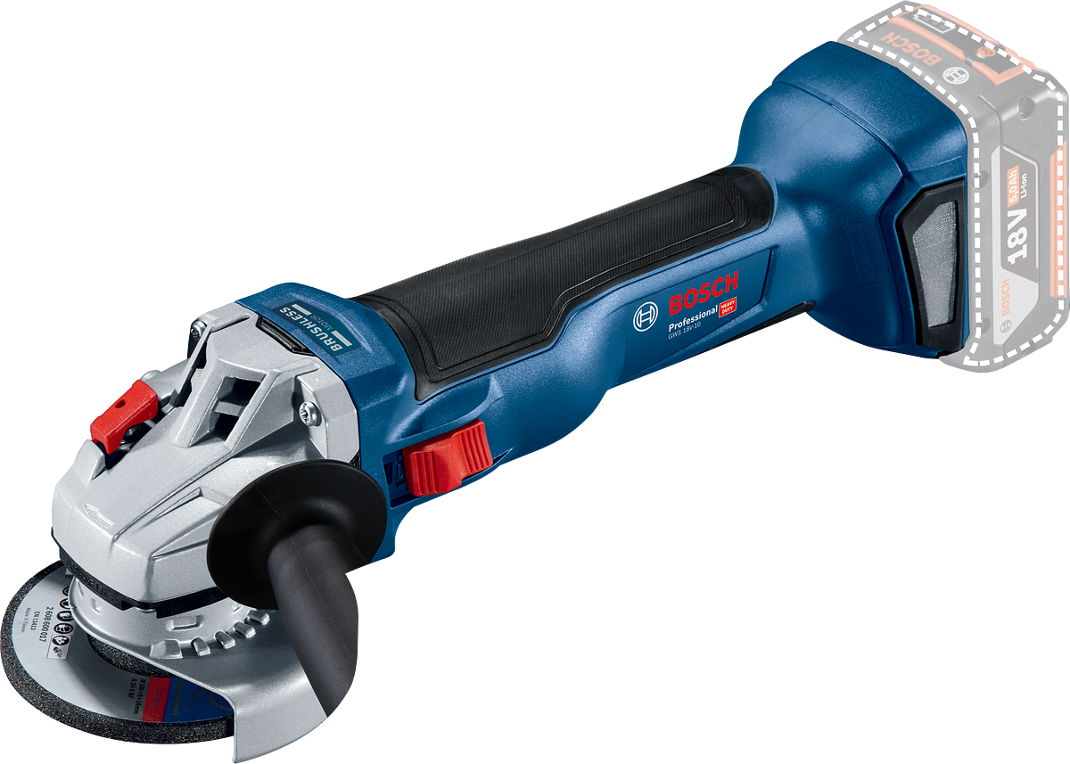 Bosch Professional GWS 18V-10 (Solo) Cordless Angle Grinder (115mm)