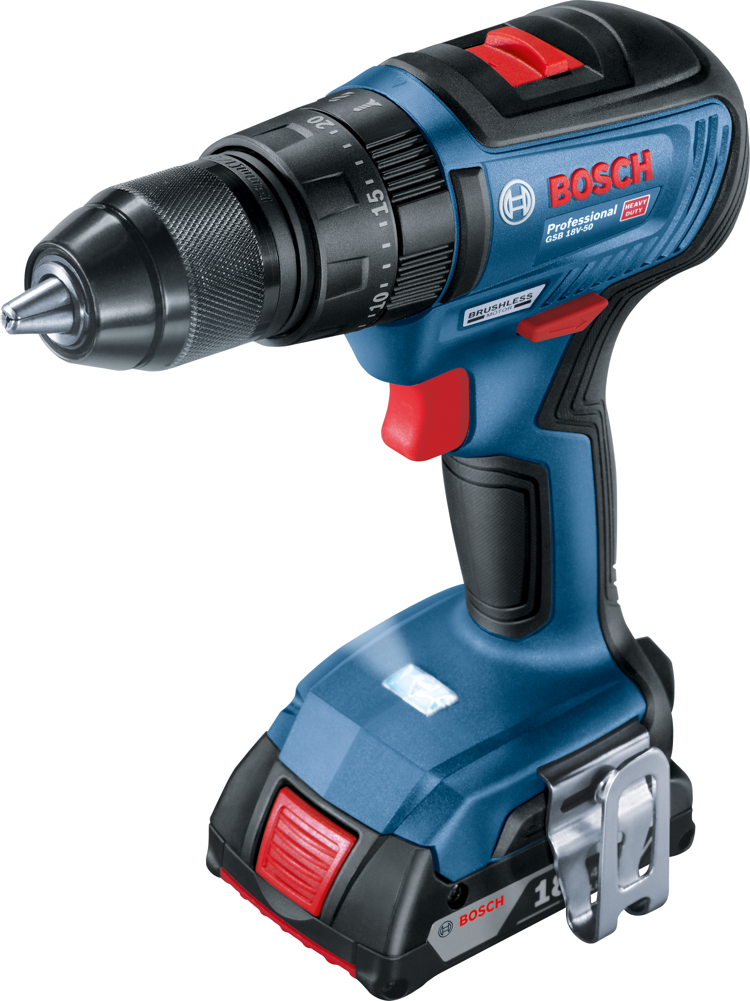 Bosch Professional GSB 18V-50 Cordless Impact Driver (2x5.0Ah; L-Boxx)