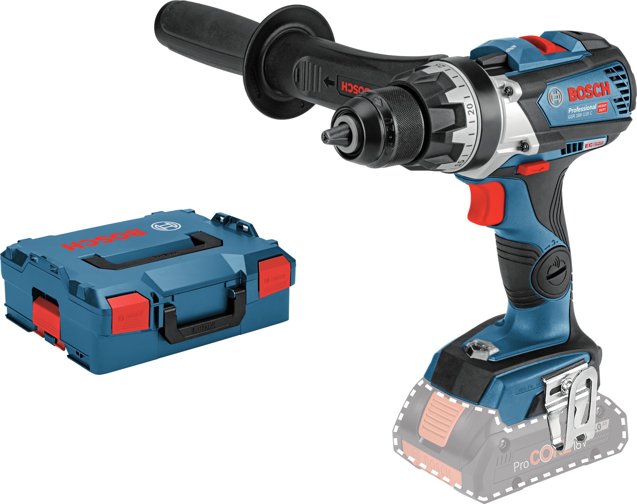 Bosch Professional GSR 18V-110 C (Solo) Cordless Drill Driver