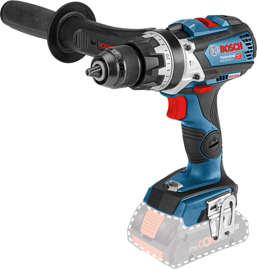 Bosch Professional GSB 18V-110 C (Solo) Cordless Impact Drill Driver