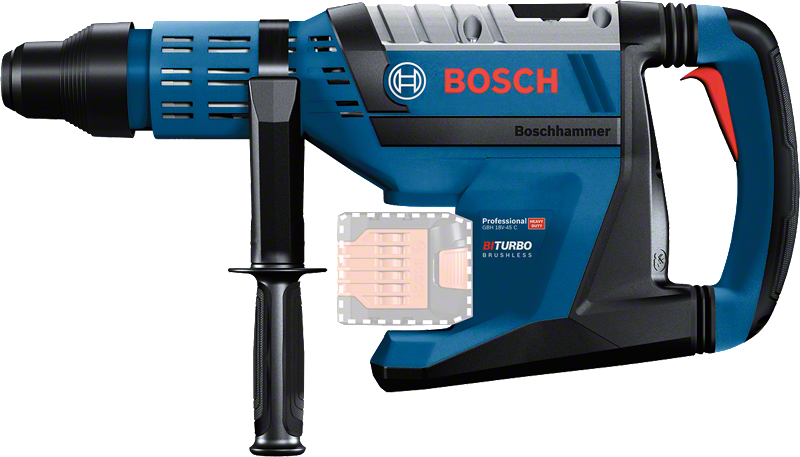 Bosch Professional GBH 18V-45 C (Solo) Cordless Rotary Hammer