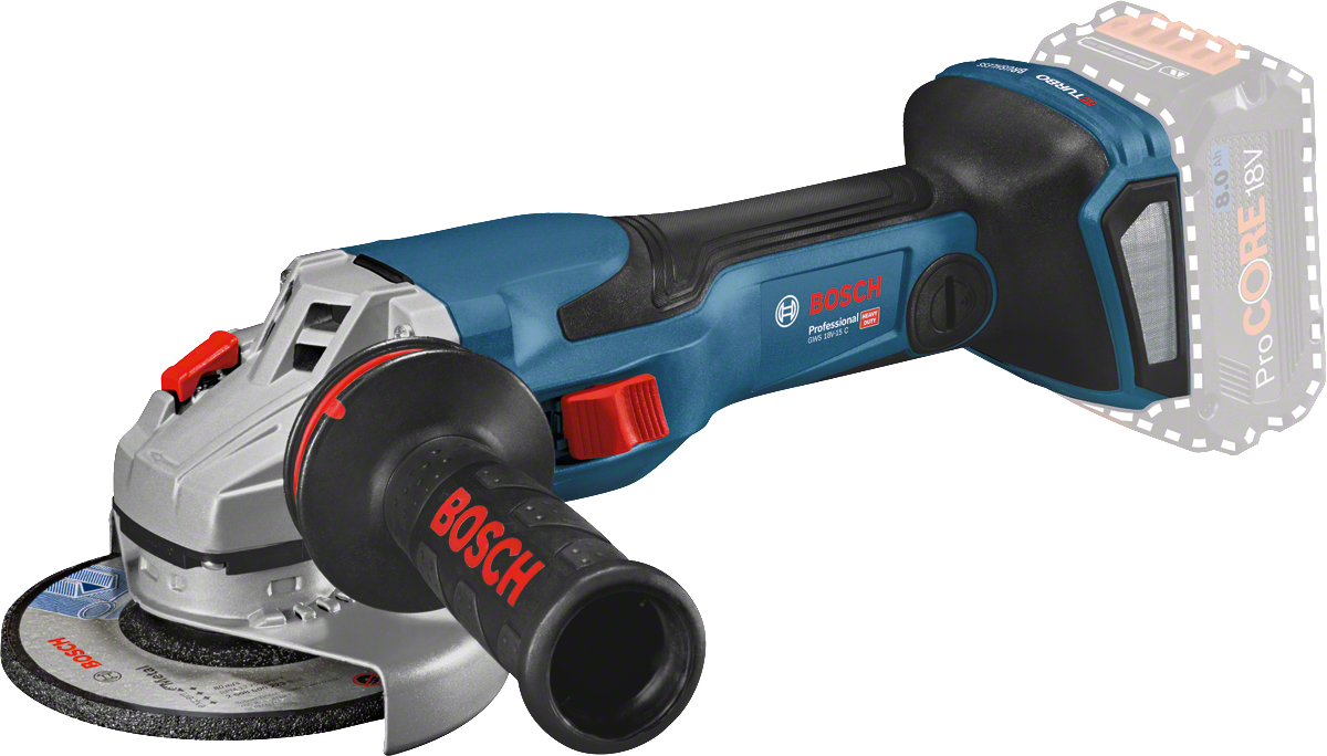 Bosch Professional GWS 18V-15 C (Solo) Cordless Angle Grinder