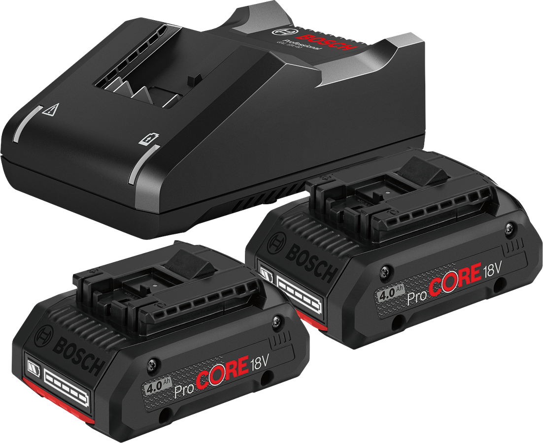 Bosch Professional 18V ProCORE Battery Charger Set