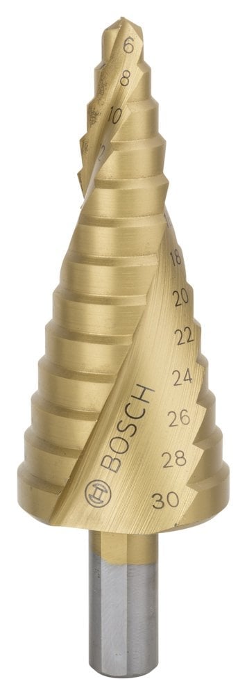 Bosch - HSS-TiN 13 Step Drill Bit 6-30 mm