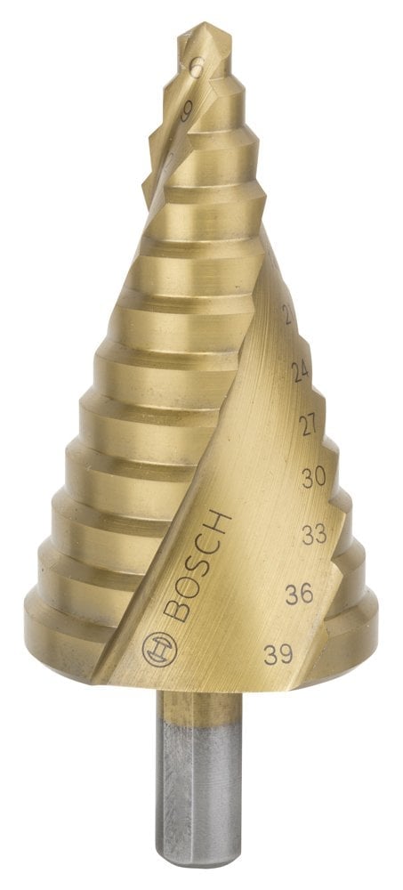 Bosch - HSS-TiN 12 Step Drill Bit 6-39 mm