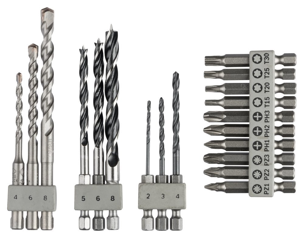 Bosch - UNEO 19 Piece Drill and Screwdriver Bit Set