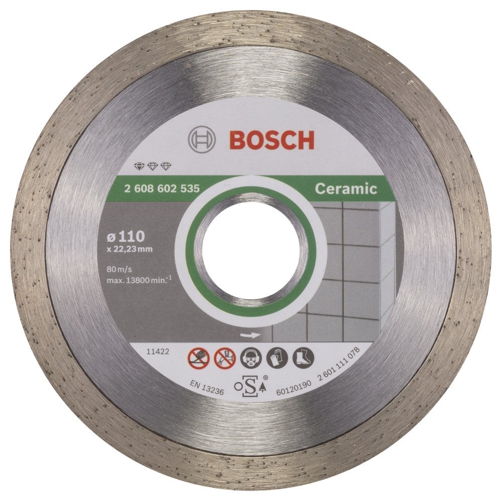 Bosch - Standard Series Diamond Cutting Disc for Ceramics 110 mm