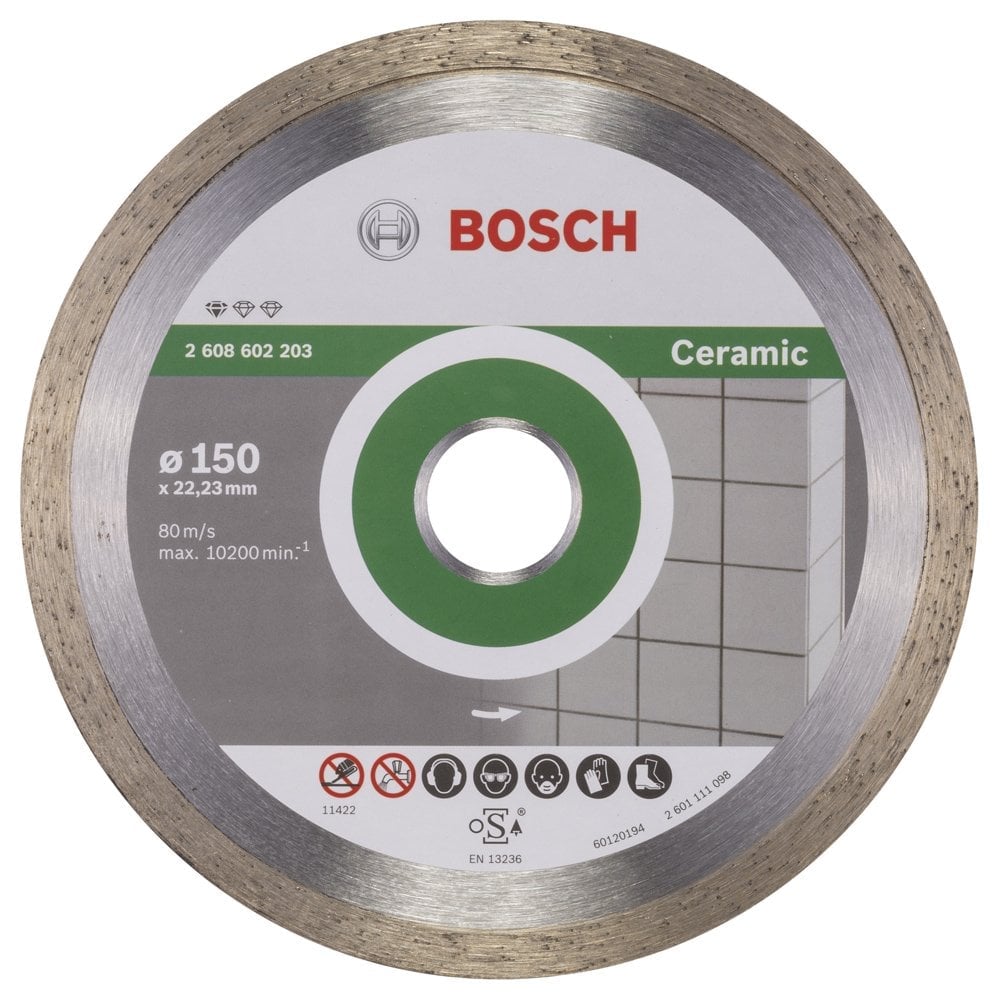 Bosch - Standard Series Diamond Cutting Disc for Ceramics 150 mm