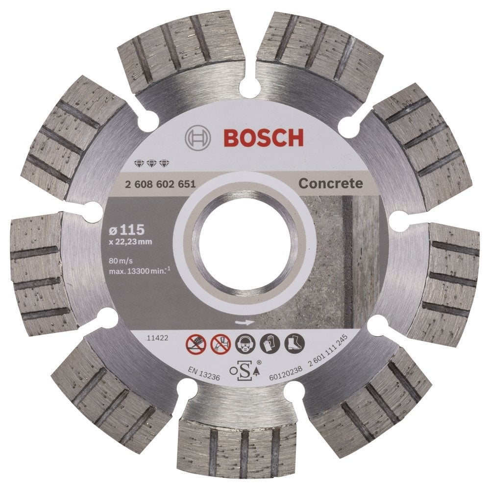 Bosch - Best Series Diamond Cutting Disc for Concrete 115 mm