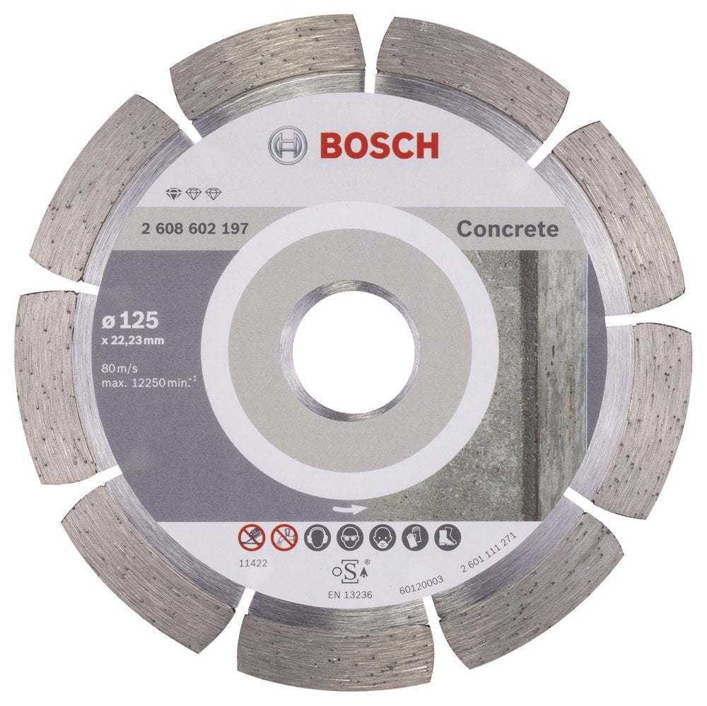 Bosch - Standard Series Diamond Cutting Disc for Concrete 125 mm