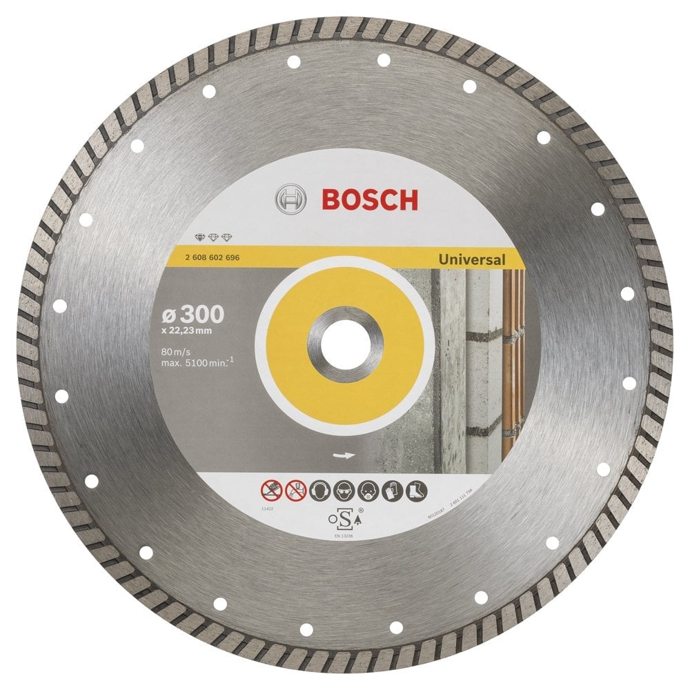 Bosch - Standard Series Turbo Segmented Diamond Cutting Disc for General Building Materials 300 mm