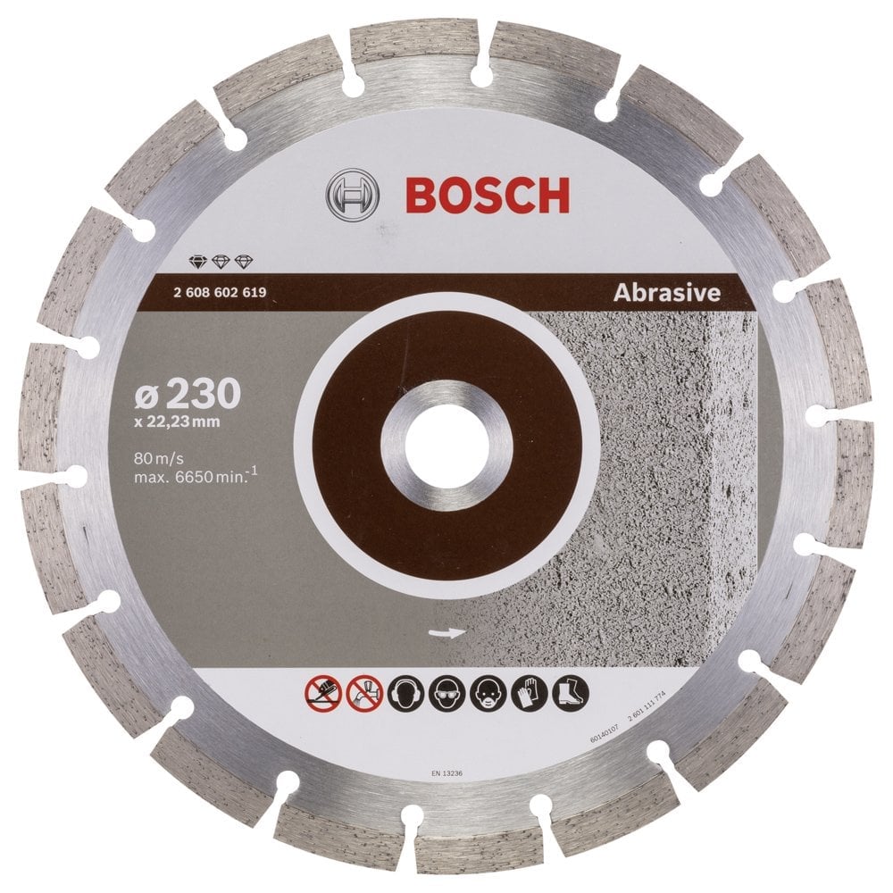 Bosch - Standard Series Diamond Cutting Disc for Abrasive Materials 230 mm