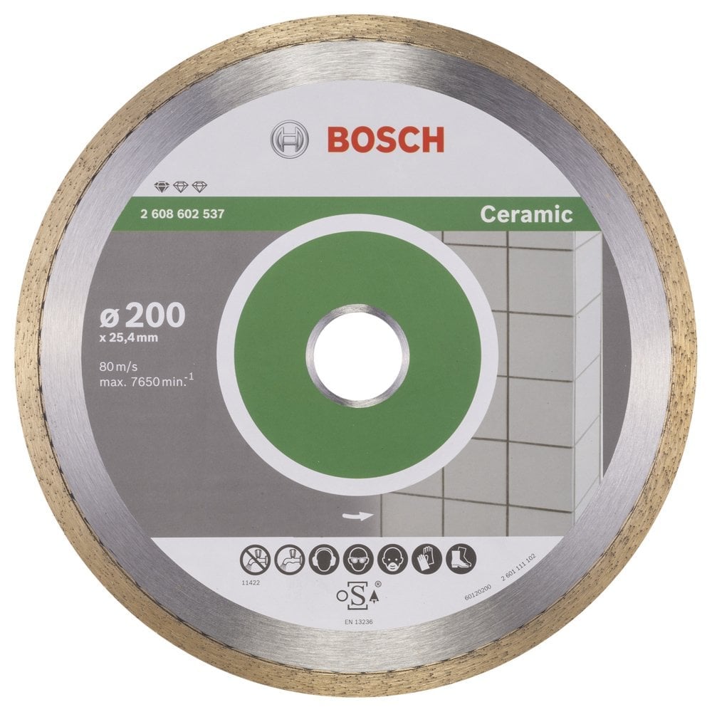 Bosch - Standard Series Diamond Cutting Disc for Ceramics 200 mm