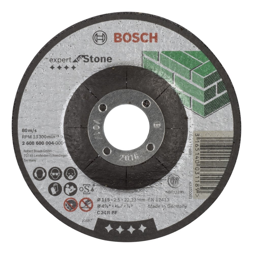 Bosch - 115 * 2.5 mm Expert Series Curved Stone Cutting Disc (Stone)