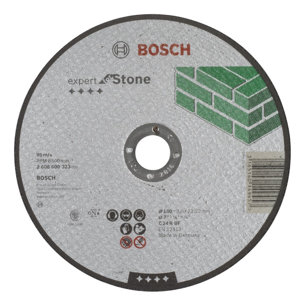 Bosch - 180 * 3.0 mm Expert Series Flat Stone Cutting Disc (Stone)