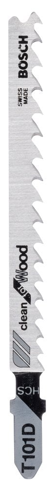 Bosch - Clean Cut Series T 101 D Jigsaw Blade for Wood - Pack of 100