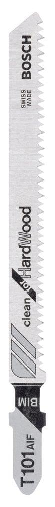 Bosch - Clean Cut Series T 101 AIF Jigsaw Blade for Hardwood - Pack of 3