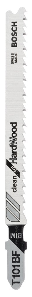 Bosch - Clean Cut Series T 101 BF Jigsaw Blade for Hardwood - Pack of 5