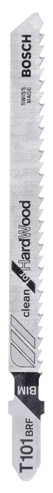 Bosch - Clean Cut Series T 101 BRF Jigsaw Blade for Hardwood - Pack of 5