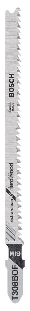 Bosch - Extra Clean Cut Series T 308 BOF Jigsaw Blade for Hard Wood - Pack of 3