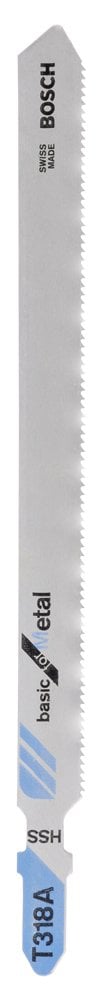 Bosch - Economic Series T 318 A Jigsaw Blade for Metal - Pack of 100