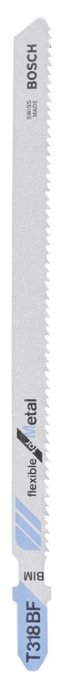 Bosch - T 318 BF Jigsaw Blade for Metal Break-Resistant Series - Pack of 5