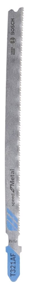 Bosch - Fast Cutting Series T 321 AF Jigsaw Blade for Metal - Pack of 5