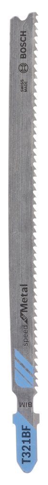 Bosch - Fast Cutting Series T 321 BF Jigsaw Blade for Metal - Pack of 5