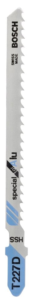 Bosch - T 227 D Jigsaw Blade for Aluminum - Pack of 5