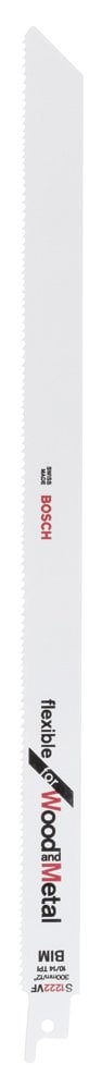 Bosch - Flexible Series Sabre Saw Blade for Wood and Metal S 1222 VF - 5 Pieces