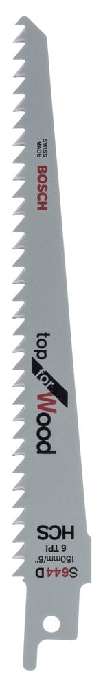 Bosch - Top Series Reciprocating Saw Blade for Wood S 644 D - 5 Pieces