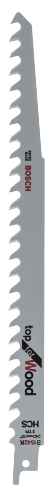 Bosch - Top Series Sabre Saw Blade for Wood S 1542 K - 2 Pieces