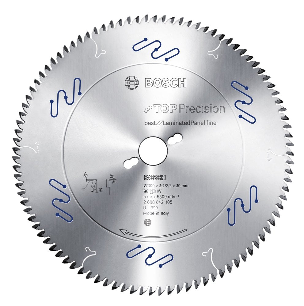 Bosch - Best Series Circular Saw Blade for Precision Cutting Polished Plate Materials 350*30mm 108 Teeth