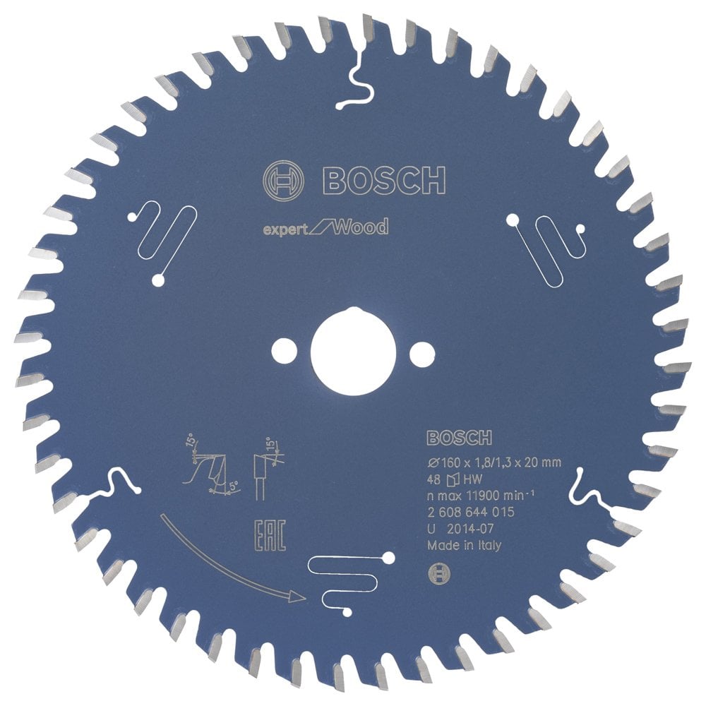 Bosch - Expert Series Circular Saw Blade for Wood 160*20 mm 48 Teeth