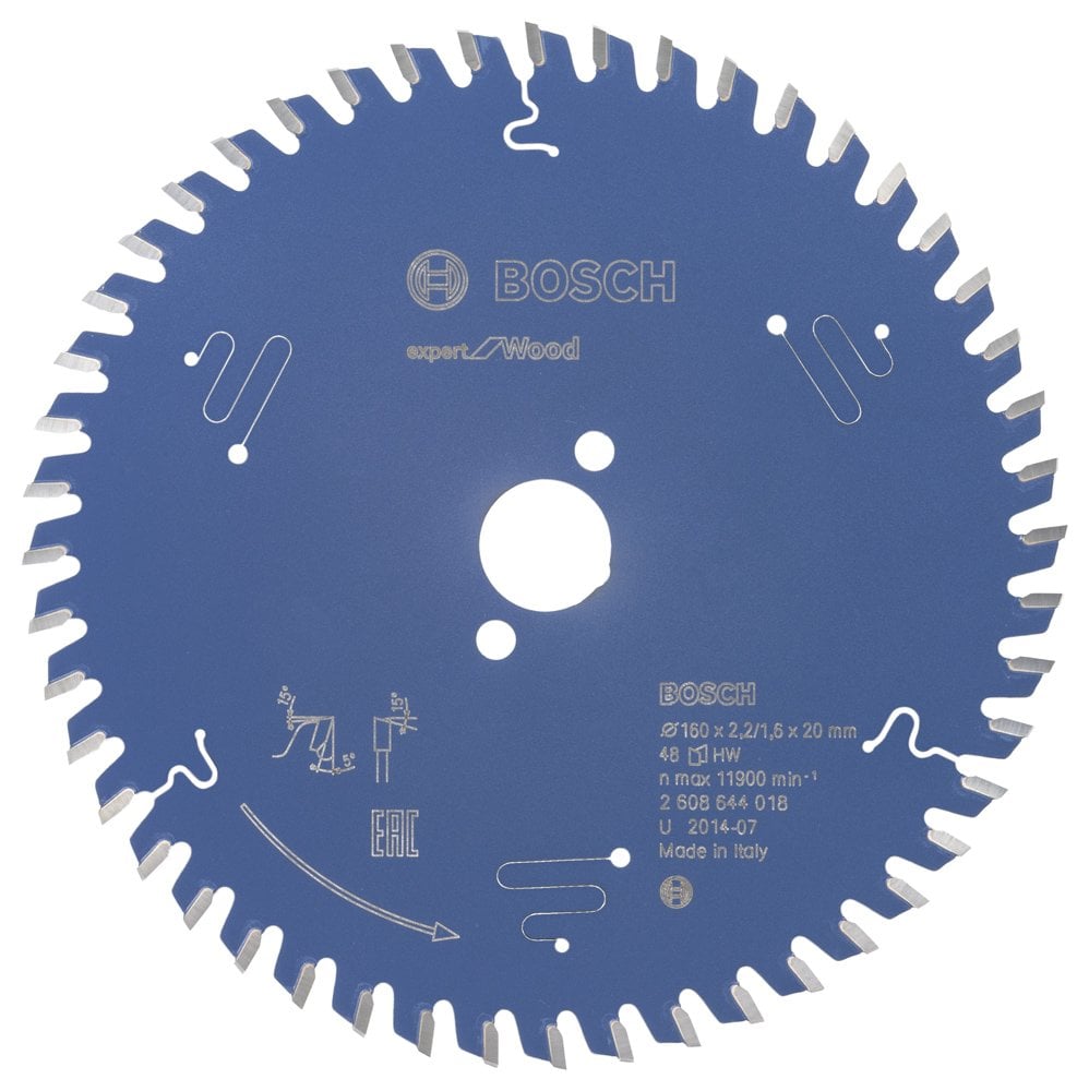 Bosch - Expert Series Circular Saw Blade for Wood 160*20 mm 48 Teeth