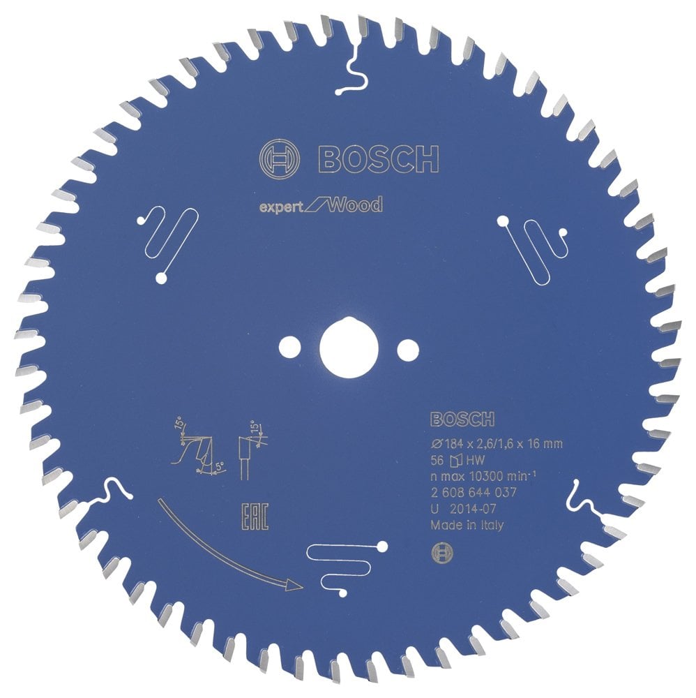 Bosch - Expert Series Circular Saw Blade for Wood 184*16 mm 56 Teeth