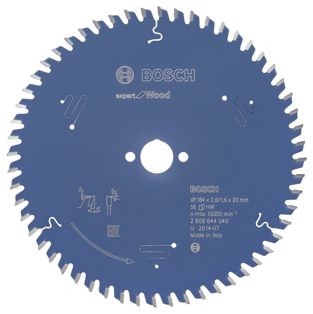 Bosch - Expert Series Circular Saw Blade for Wood 184*20 mm 56 Teeth