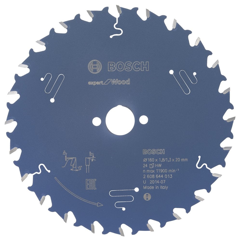 Bosch - Expert Series Circular Saw Blade for Wood 160*20 mm 24 Teeth