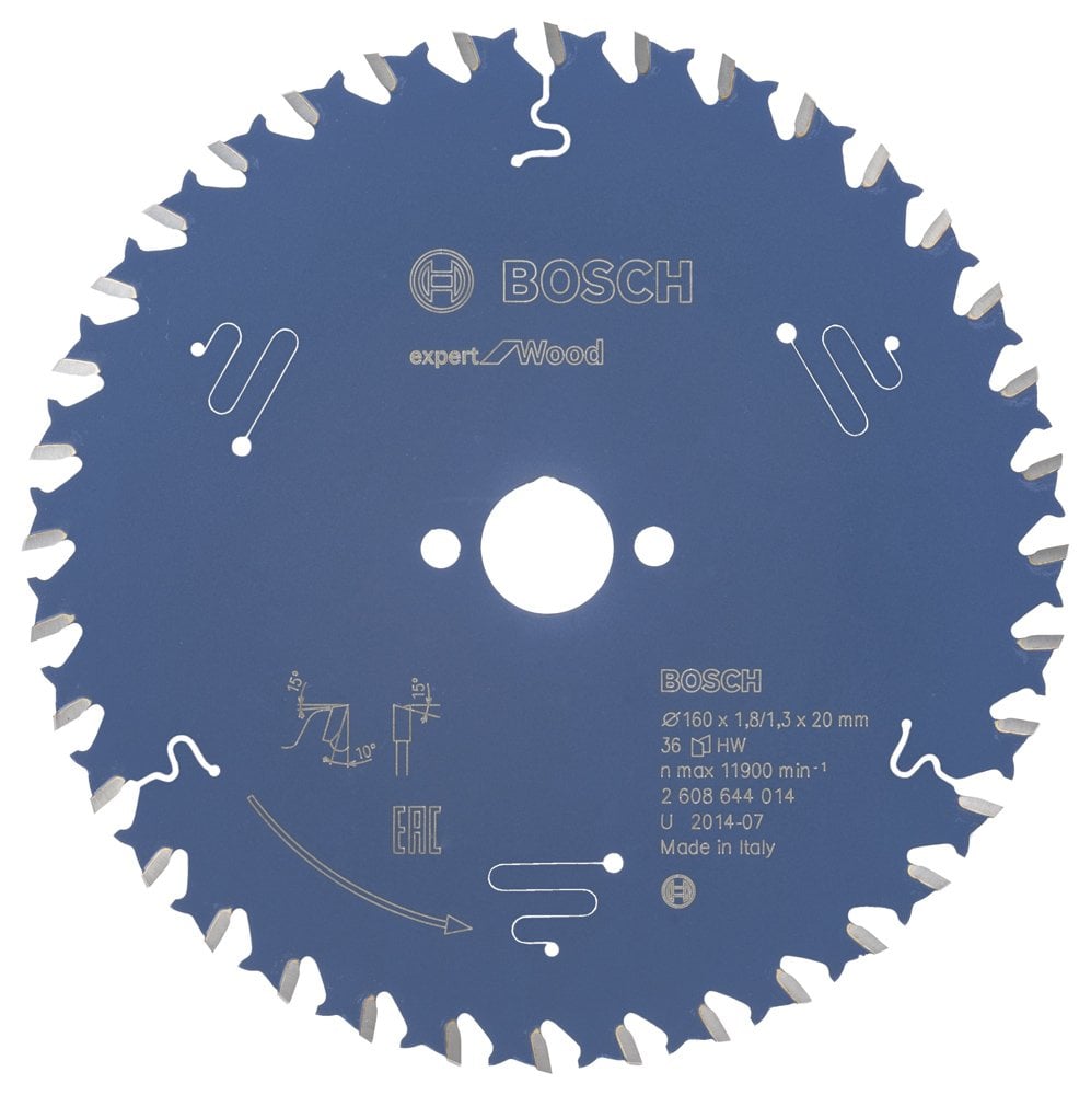 Bosch - Expert Series Circular Saw Blade for Wood 160*20 mm 36 Teeth