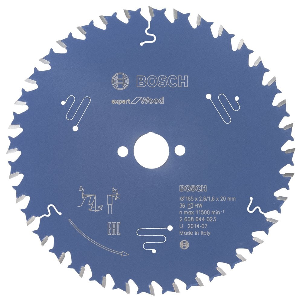 Bosch - Expert Series Circular Saw Blade for Wood 165*20 mm 36 Teeth